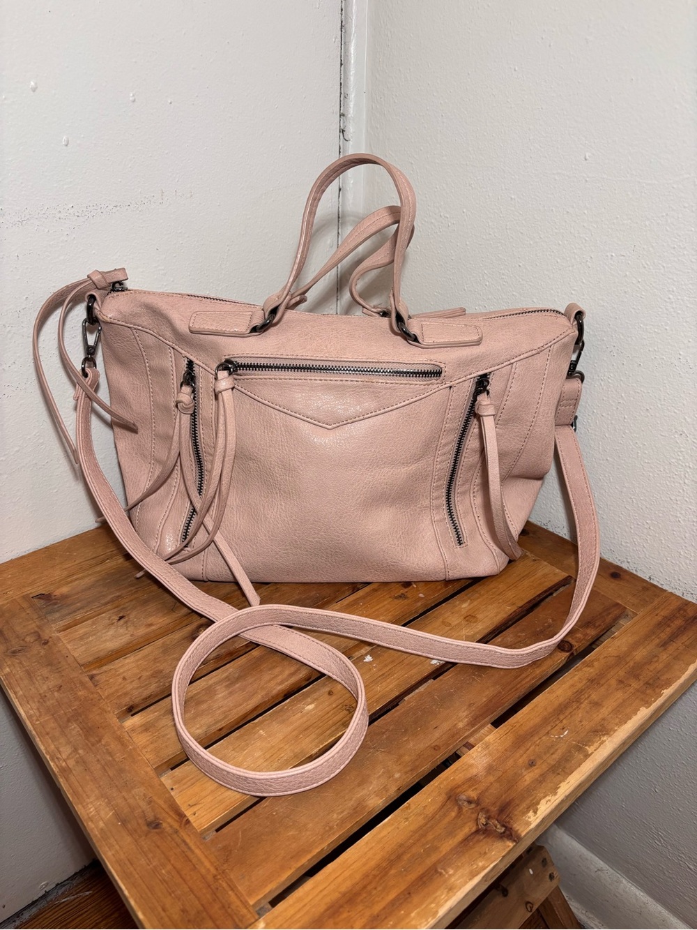 Expressions NYC Vegan Crossbody Bag
